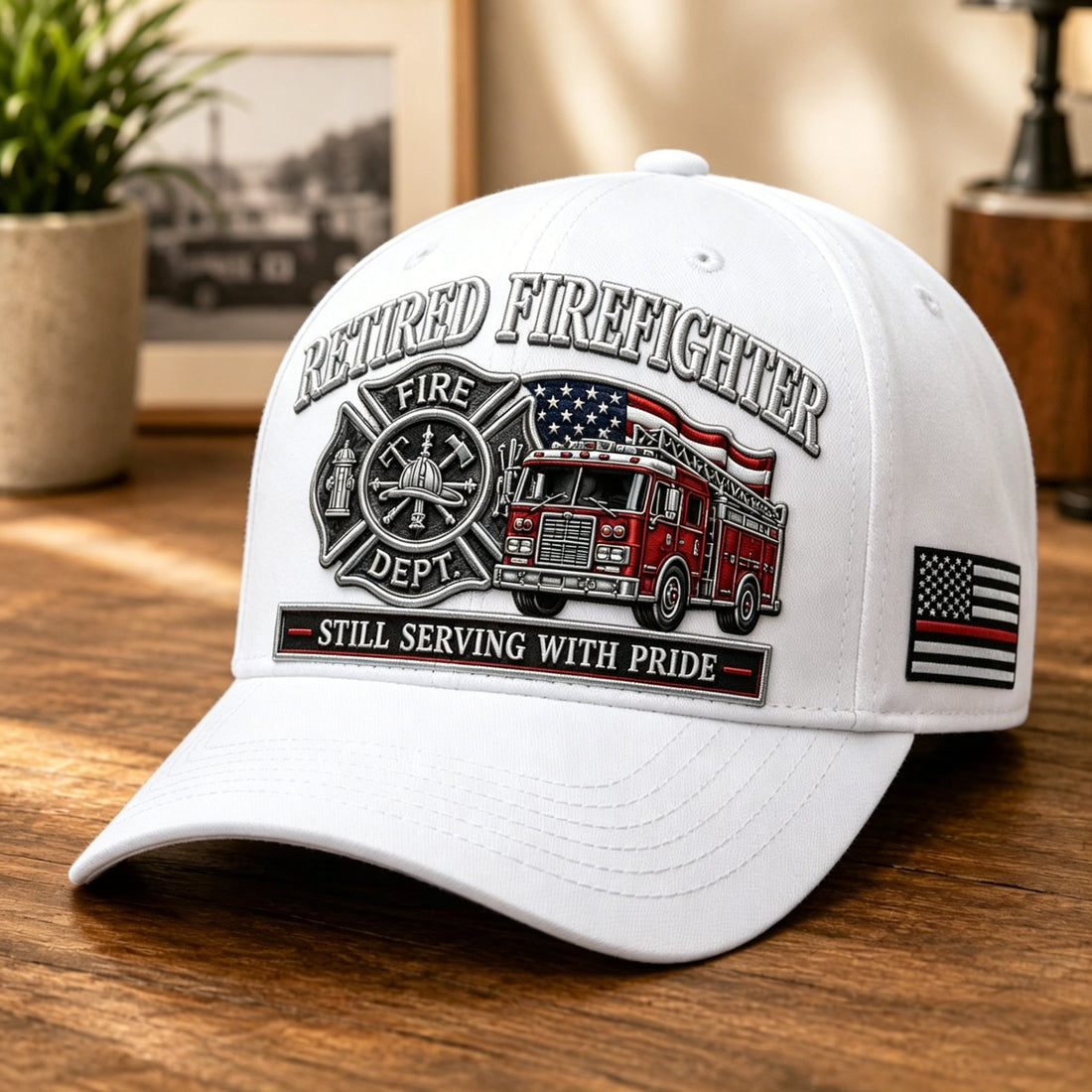 Retired Firefighter Baseball Cap – Still Serving With Pride