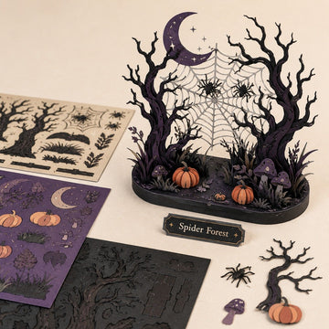 Halloween Tiny World DIY Paper Craft Kit