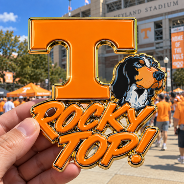 Rocky Top Car Emblem Metal Badge