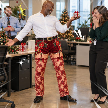 Funny Christmas Illusion PantsFunny Christmas Illusion Pants