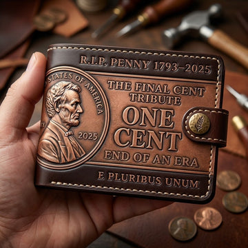 THE FINAL CENT Leather Wallet