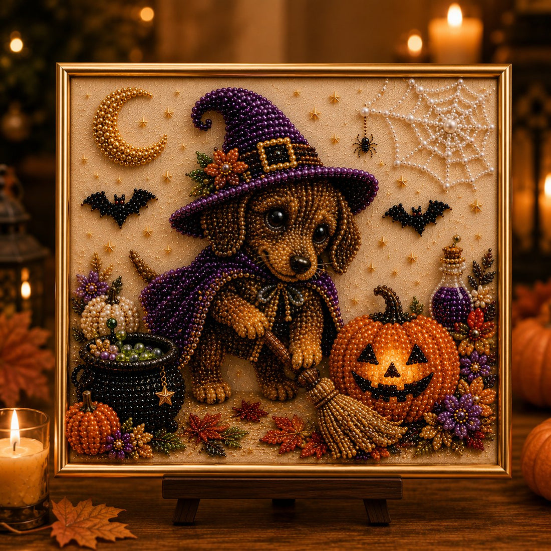 DIY Halloween Puppy Pearl Painting Kit