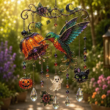 Halloween Spooky Themed Suncatcher Wind Chime
