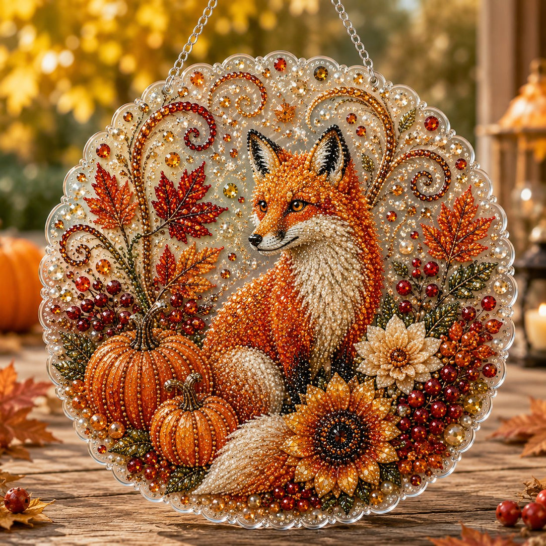 Autumn Diamond Painting Hanging Ornament