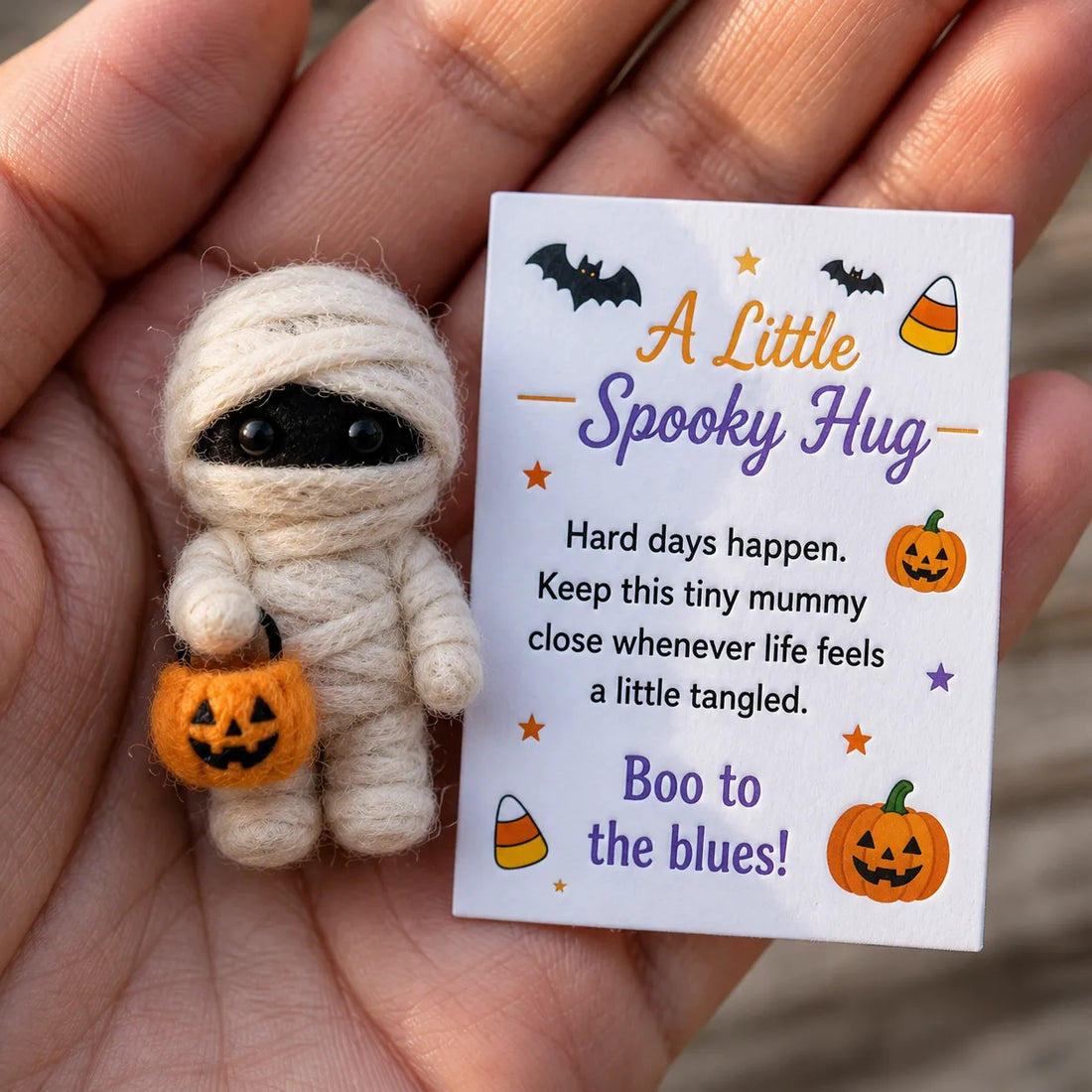 Emotional Support Halloween Felt Doll