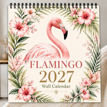 2027 Flamingo Calendar