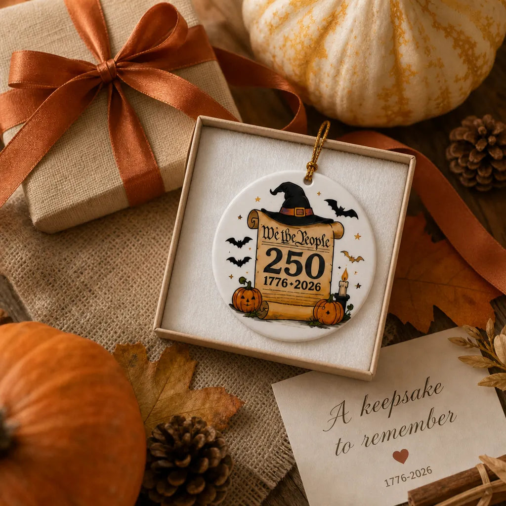 Halloween 250th Anniversary Ornament Collection – Celebrate America's 250th with a Spooky Twist