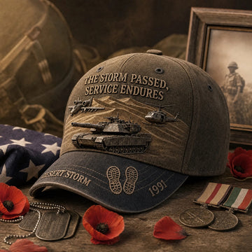 The Storm Passed, Service Endures – Desert Storm 1991 Tribute Hat