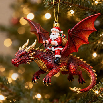 Santa’s Dragon Riders Ornament Collectio