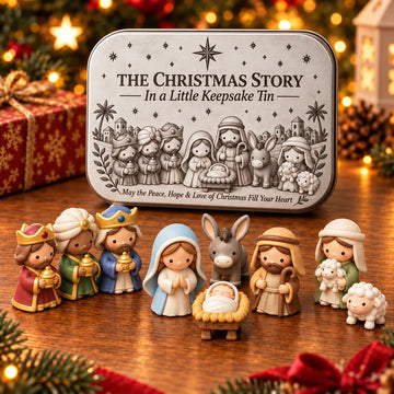 Nativity Set in Tin Box — A Little Christmas Story You Can Hold Close