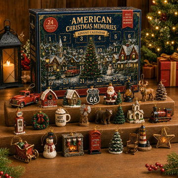 24 Days of American Christmas Magic — American Christmas Memories Ornament Advent Calendar