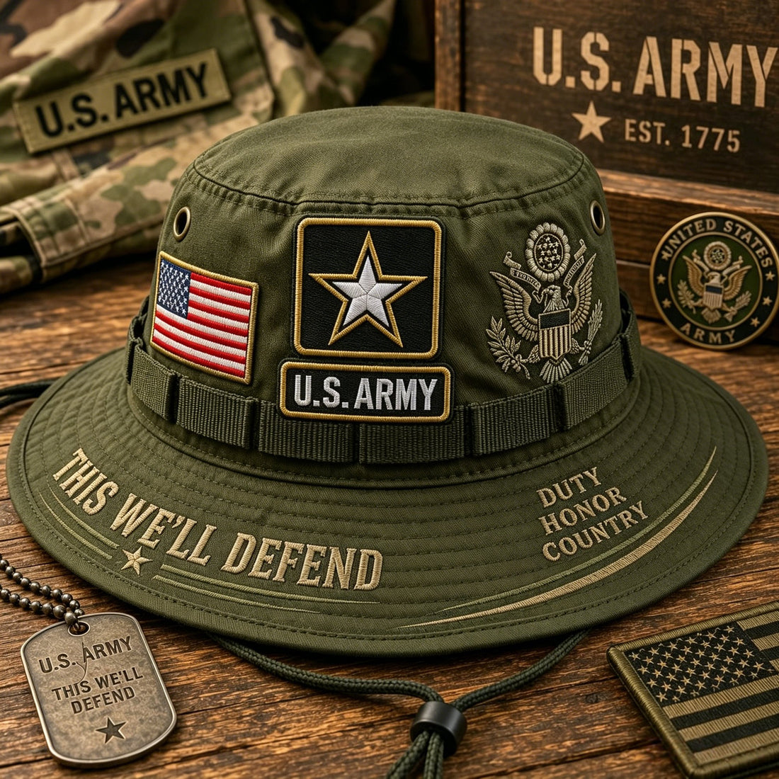 U.S. Army This We'll Defend Tribute Boonie Hat