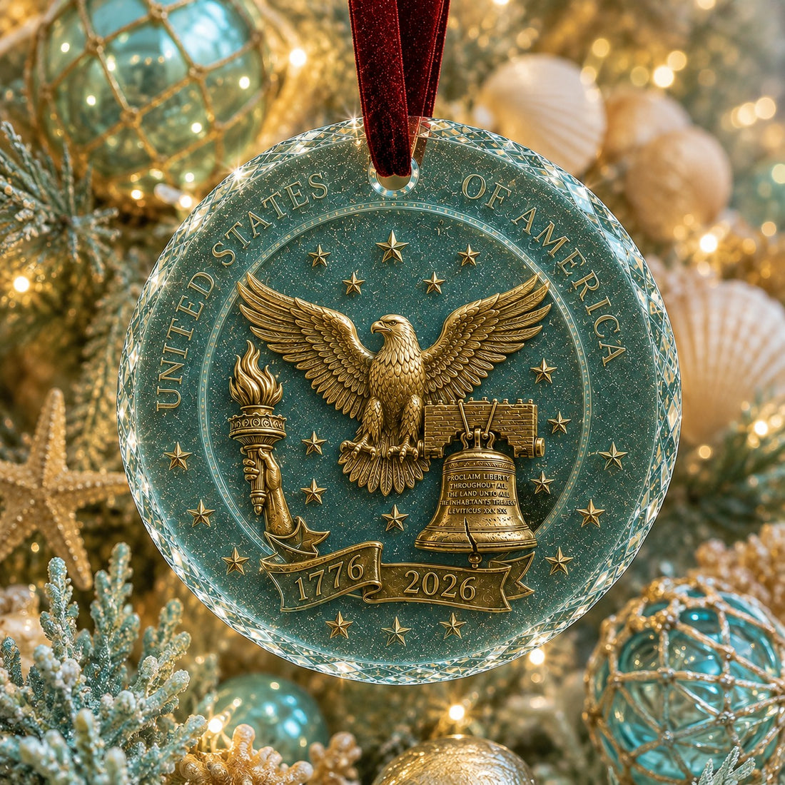 2026 250th Anniversary Christmas Ornament