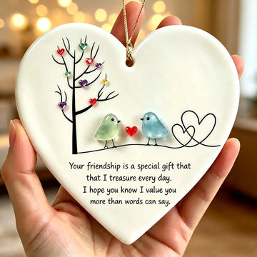 Friendship Sea Glass Keepsake Gift for Best Friend