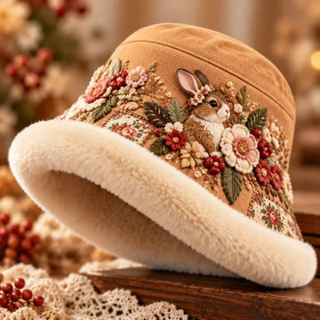 Women’s Cozy Plush-Lined Winter Bucket Hat