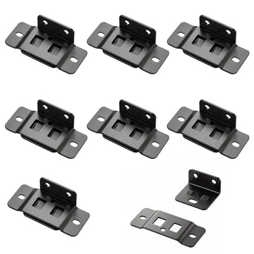 8 Pack Heavy-Duty Corner Brackets – Quick Fitting L Shape Furniture Joint Braces