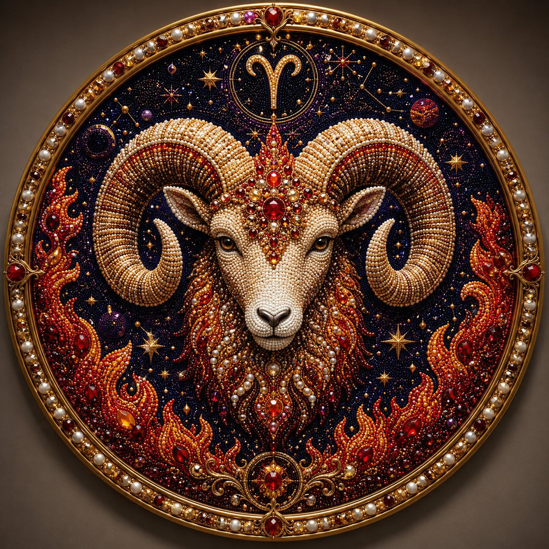 12 Zodiac Signs Pearl Art Kit