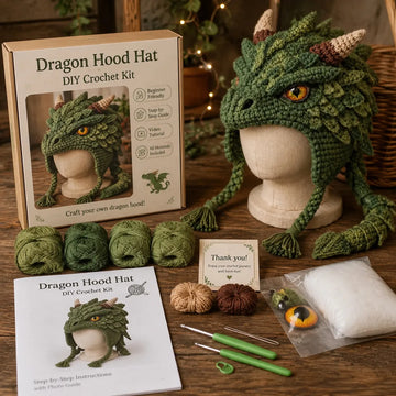 Fantasy Hood Hat DIY Crochet Kit Series