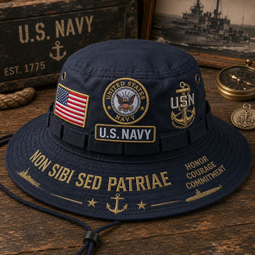 U.S. Navy Non Sibi Sed Patriae Tribute Boonie Hat