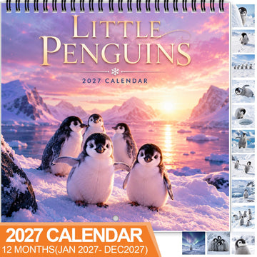 Little Penguins 2027 Wall Calendar