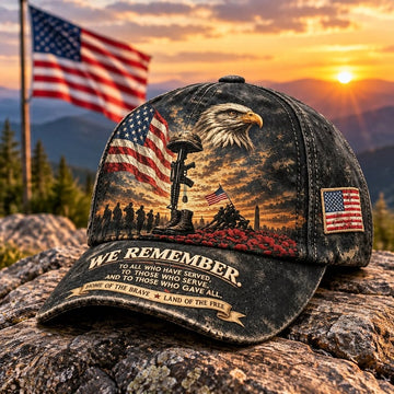 "We Remember" Vintage Patriotic Cap
