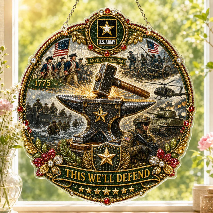 American Military Heritage Diamond Art Hanging Ornament Kit