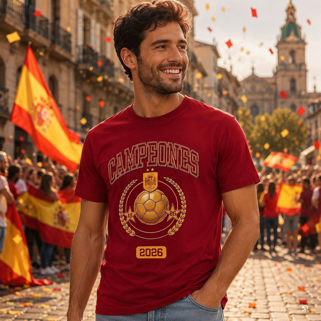 Spain Football Dual Championship Legacy T-Shirt