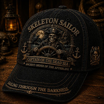 SKELETON SAILOR — Captain Of The Dead Sea Hat