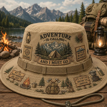 Adventure Is a Way of Life Boonie Hat
