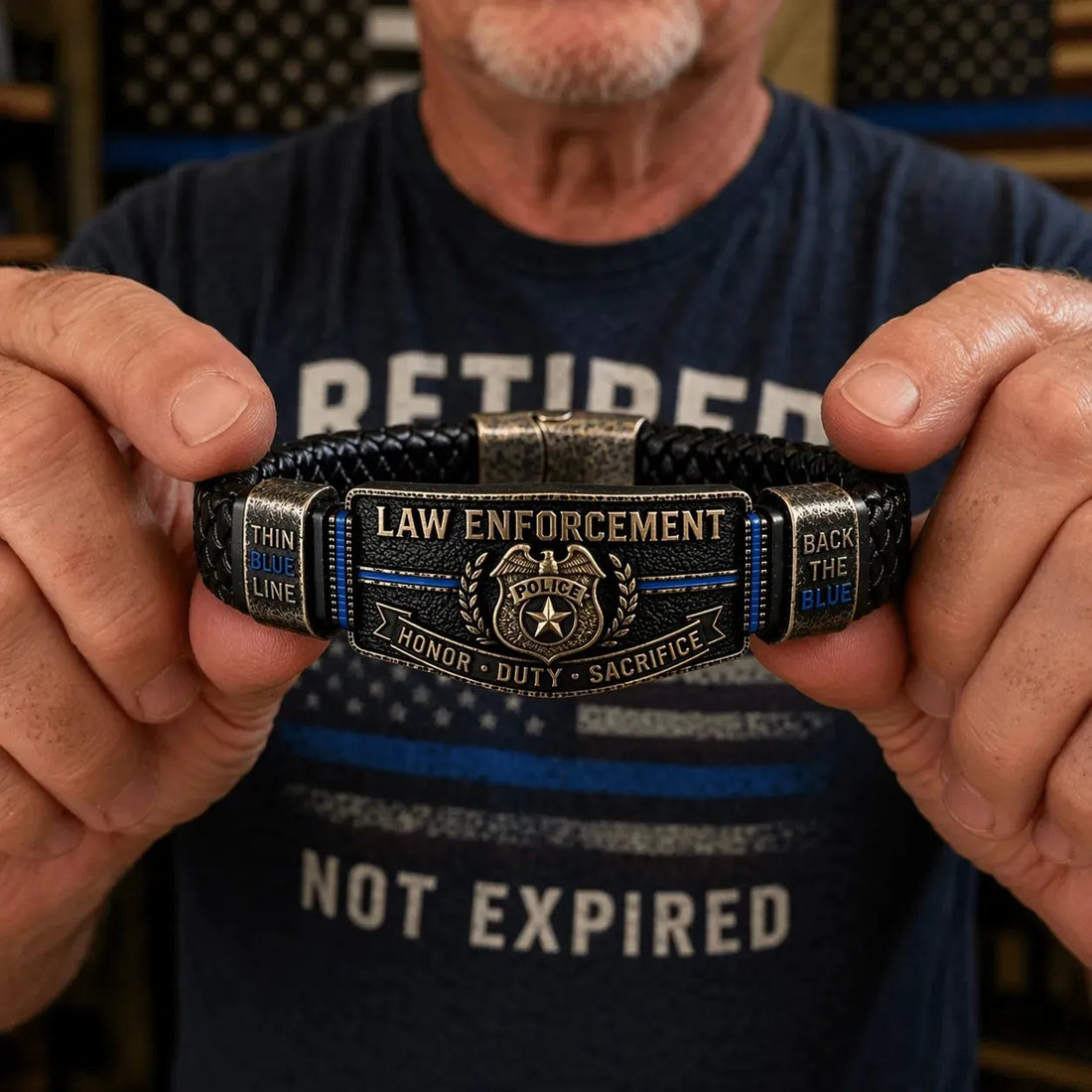 Heavy-Duty Police Brotherhood Bracelet