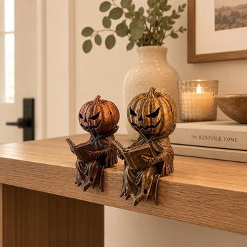 Reading Pumpkin Shelf Sitter