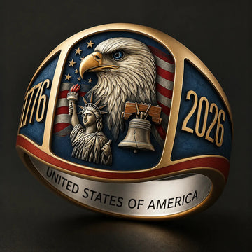 American Heritage Eagle Signet Ring