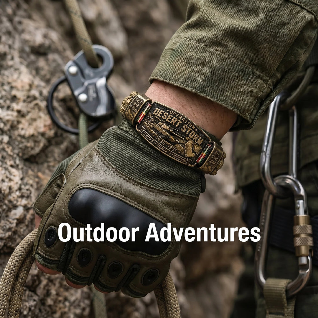Operation Desert Storm Veteran Paracord Bracelet