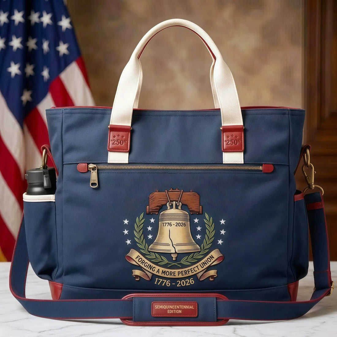 USA 250th Anniversary Edition Heavy-Duty Multifunctional Outdoor Tote Bag