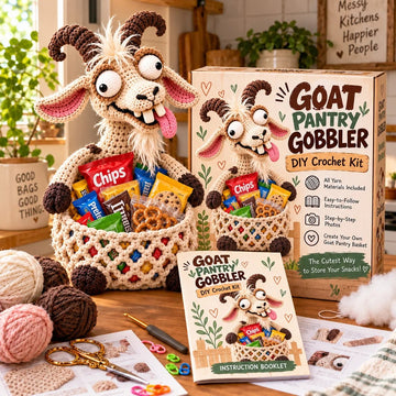 Snack Attack Squad – DIY Crochet Funny Animal Snack Basket Collection