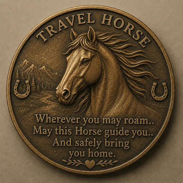 Travel Horse Lucky Coin