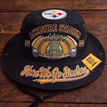 Here We Go Steelers Acrisure Stadium Boonie Hat