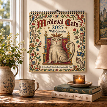 Medieval Cats 2027 – 12 Months of Historically Questionable Cats