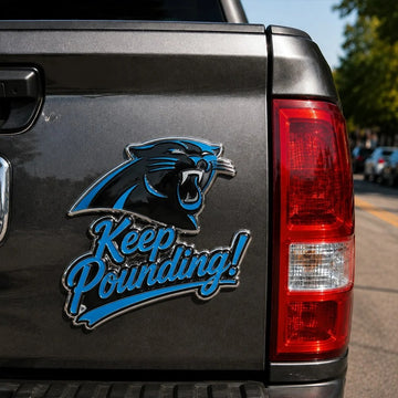 Carolina Panthers Metal Car Emblem Badge