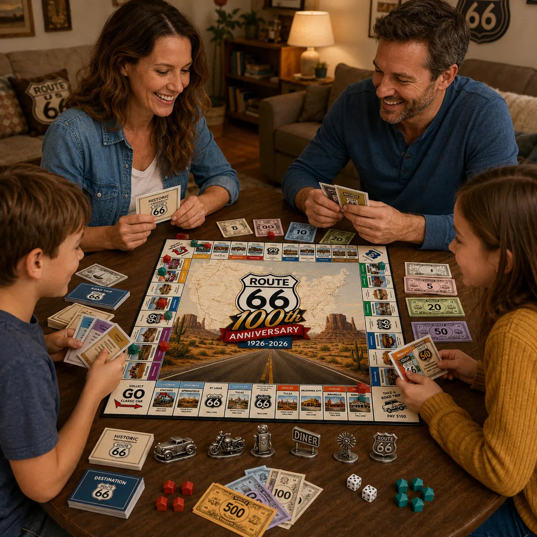 Route 66 Centennial Road Trip | Commemorative Board Game Set