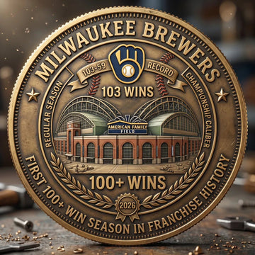 Milwaukee Brewers 2026 Season 103-Win Commemorative Coin