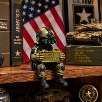 Tactical Soldier Desk Figurine