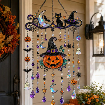 Halloween Crystal Style Hanging Ornament