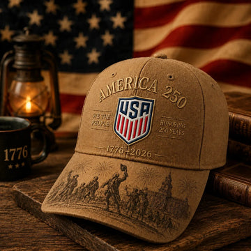 America 250 Commemorative Cap – 1776–2026 Patriotic Baseball Hat