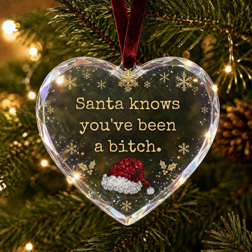 Fun Heart Christmas Ornaments — Hang Some Attitude On Your Tree
